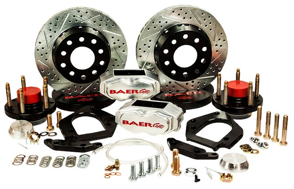 11" Front SS4+ Deep Stage Drag Race Brake System - Pilished